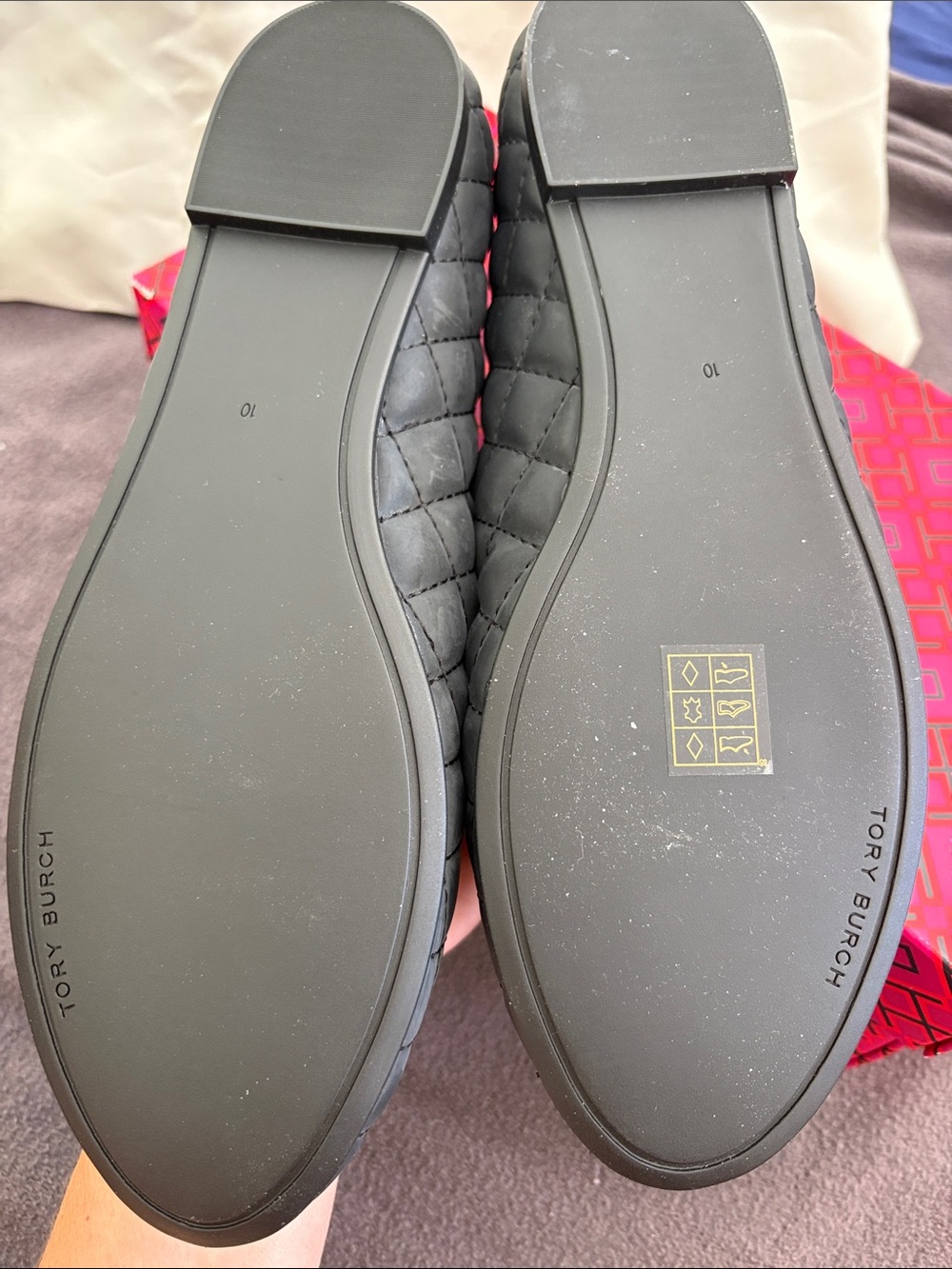 Tory Burch Black Flats - Picture 3 of 4